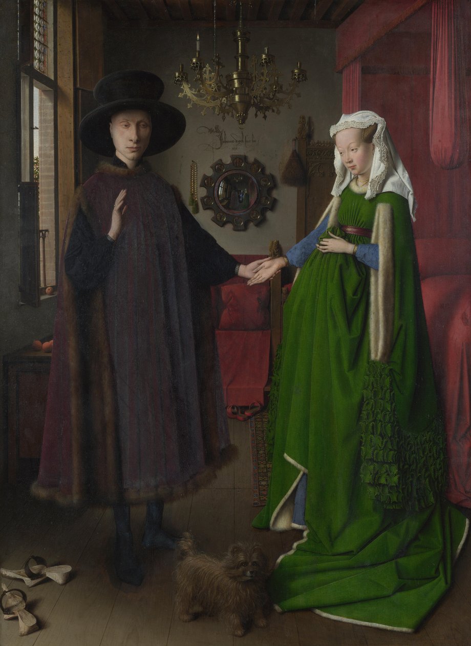 Portret Arnolfini, 1434 autorstwa Jan van Eyck