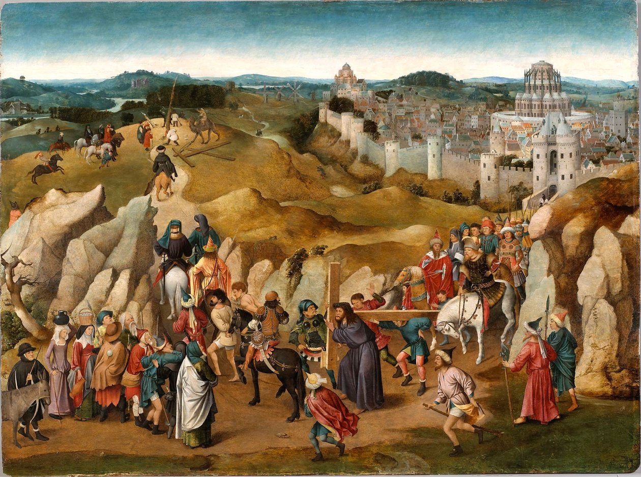 Droga na Kalwarię, ca. 1505-1510. autorstwa Jan van Eyck