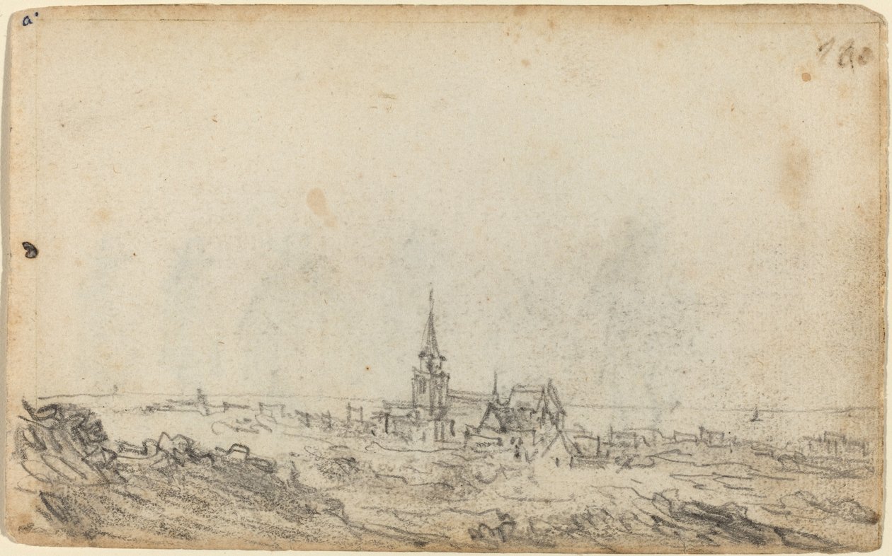 Widok Scheveningen [odbyt] autorstwa Jan van Goyen