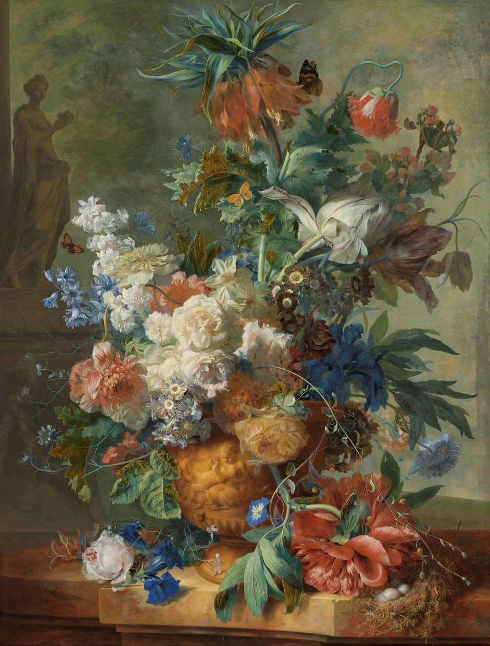Martwa natura z kwiatami autorstwa Jan van Huysum