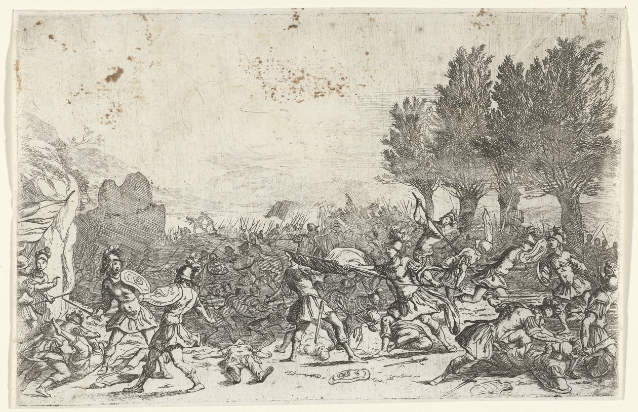 Bitwa autorstwa Jan van Ossenbeeck