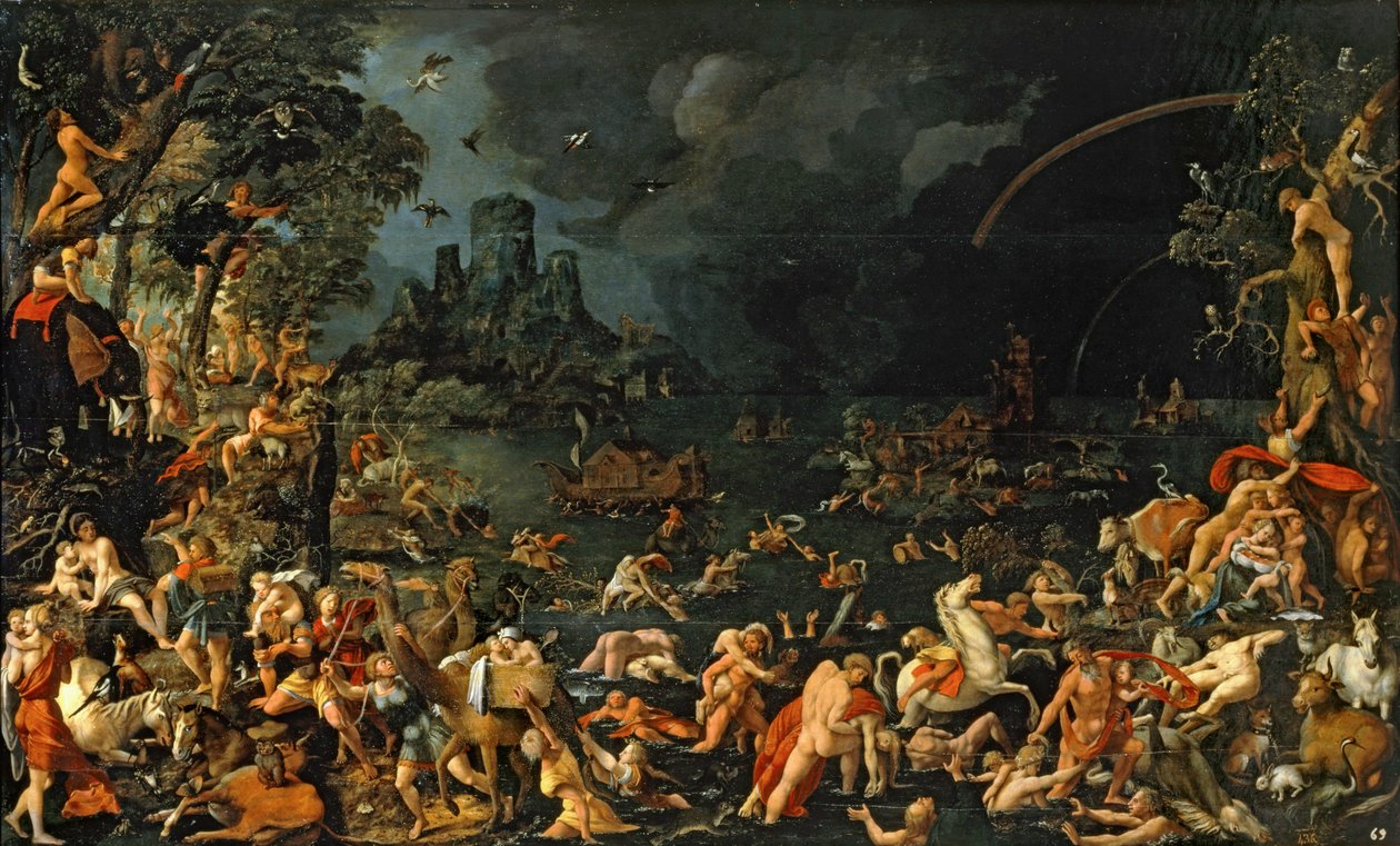 Powódź ... autorstwa Jan van Scorel