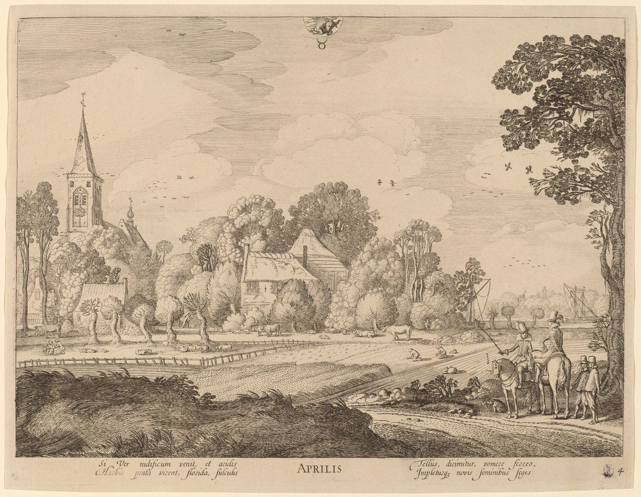Kwiecień autorstwa Jan van de Velde II
