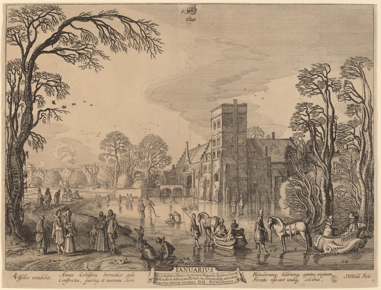Styczeń autorstwa Jan van de Velde II