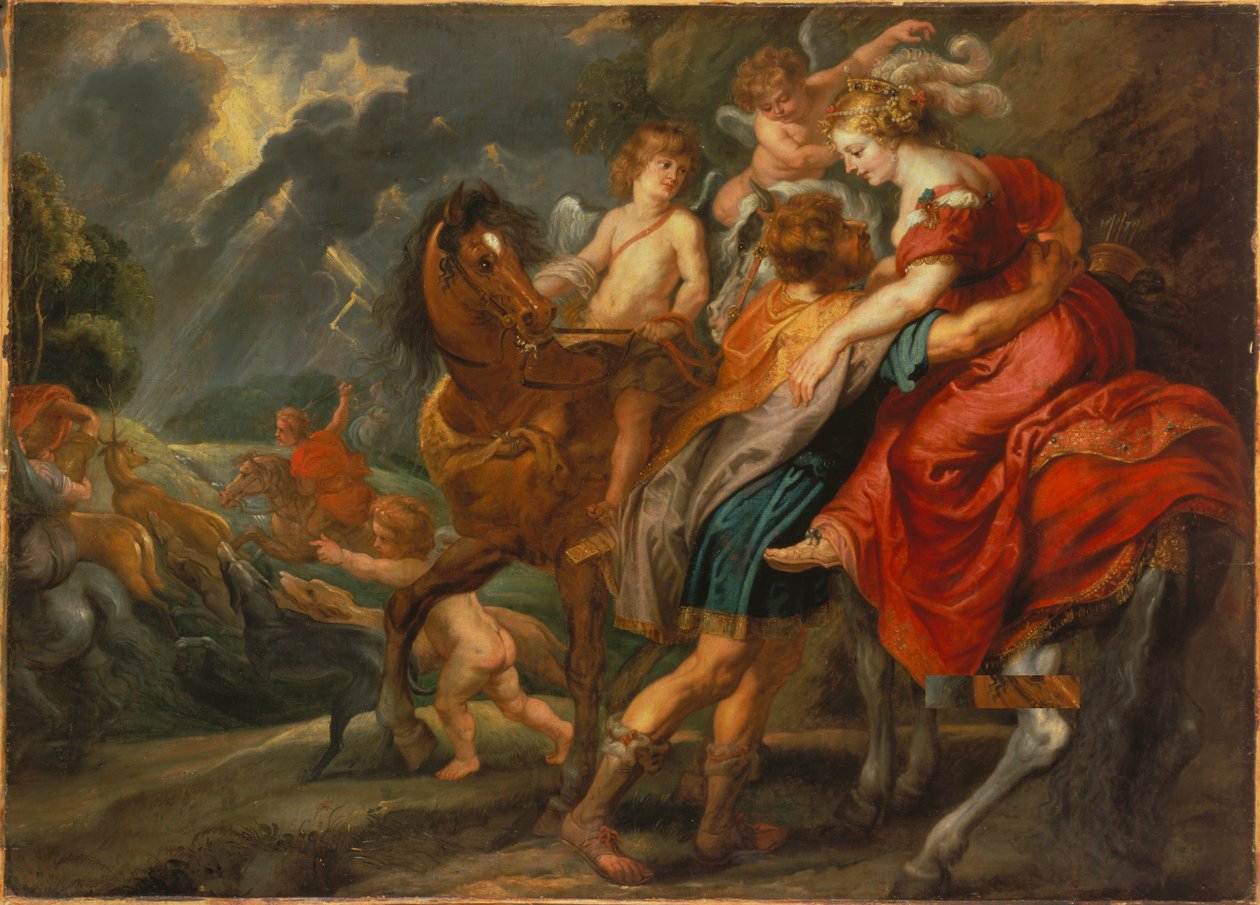 Dydona i Eneasz autorstwa Jan van den Hoecke