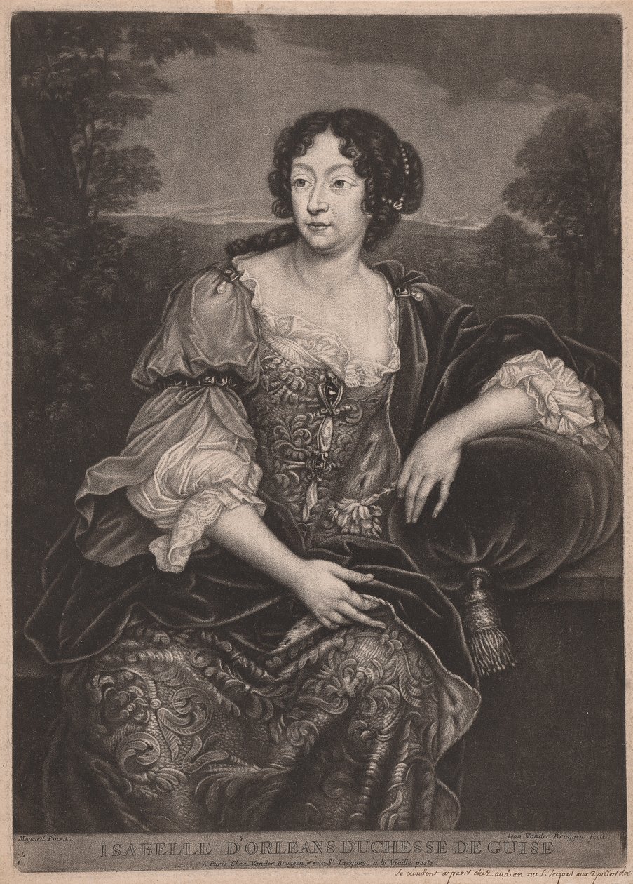 Isabelle d’Orleans, księżna de Guise autorstwa Jan van der Bruggen