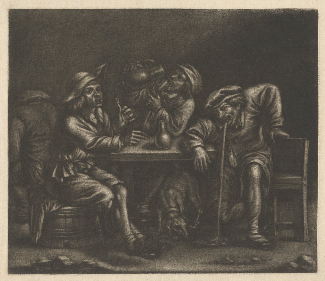 Pijący autorstwa Jan van der Bruggen