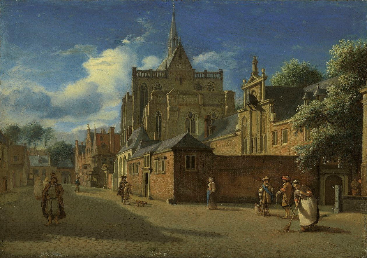 Dom i Domhof, Kolonia autorstwa Jan van der Heyden