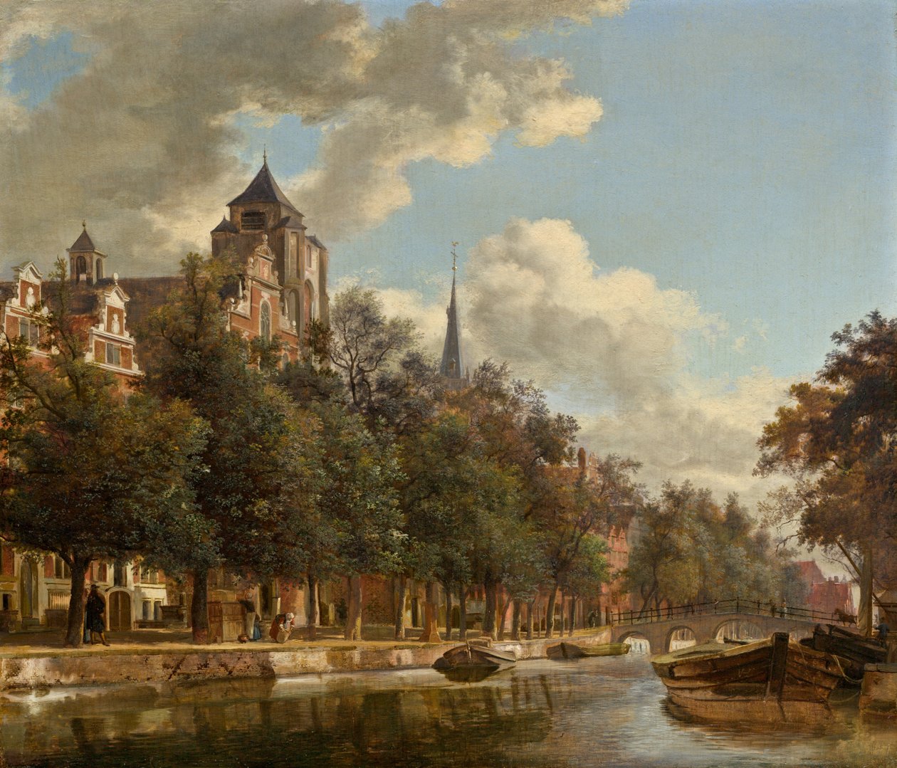 Zobacz holenderski kanał autorstwa Jan van der Heyden