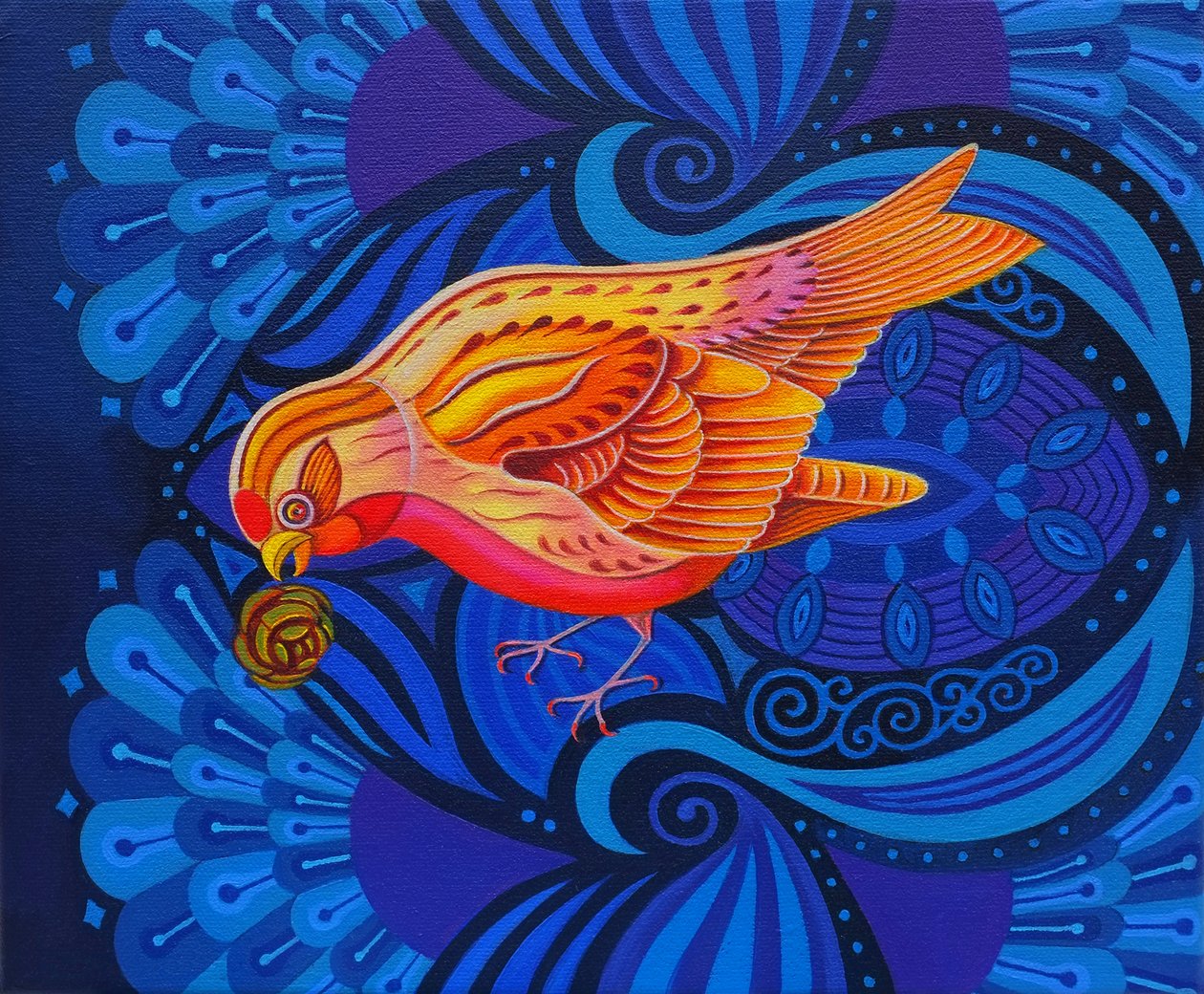 Redpoll, 2012, autorstwa Jane Tattersfield