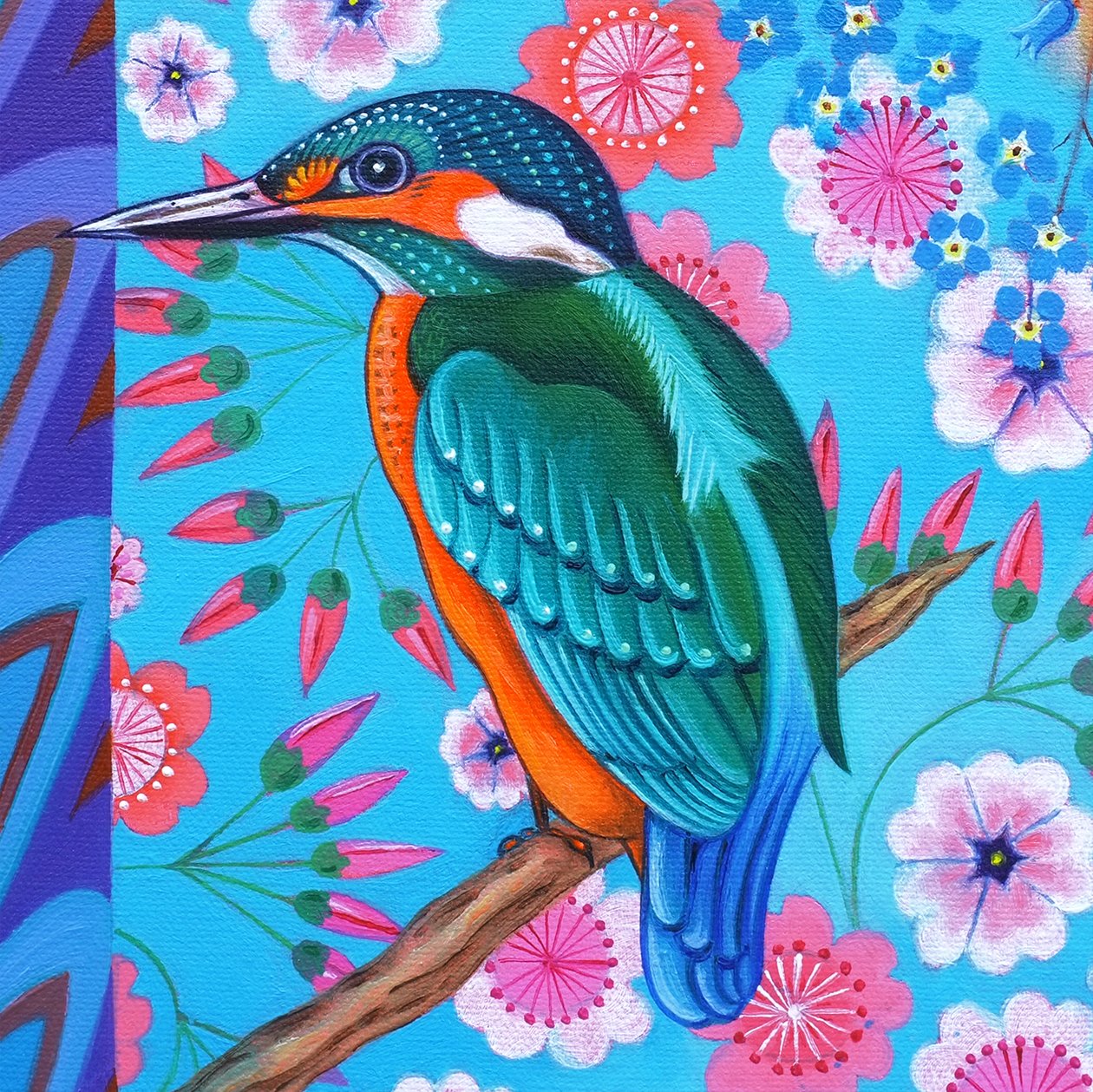 Kingfisher,2016, autorstwa Jane Tattersfield