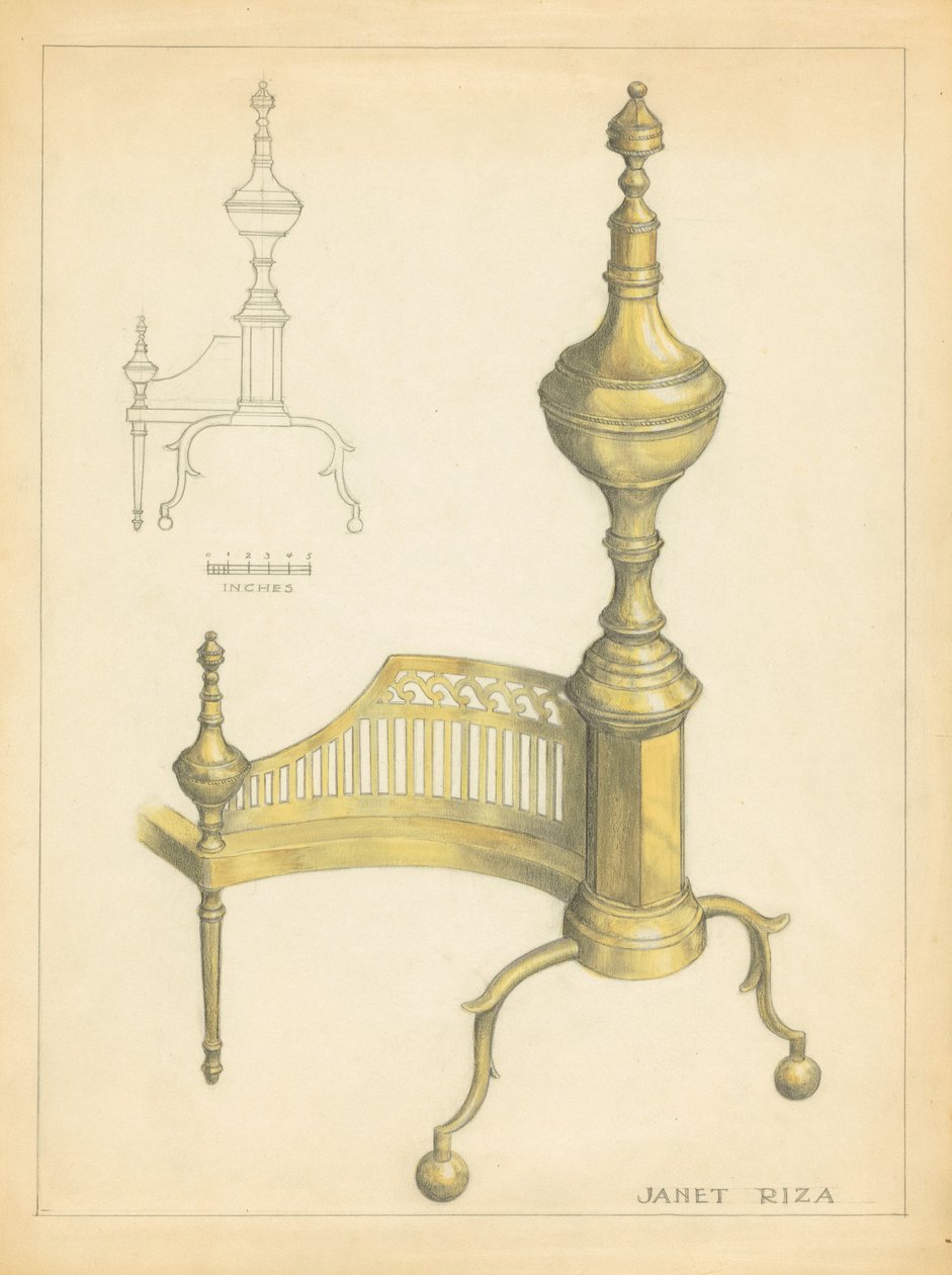 andiron autorstwa Janet Riza