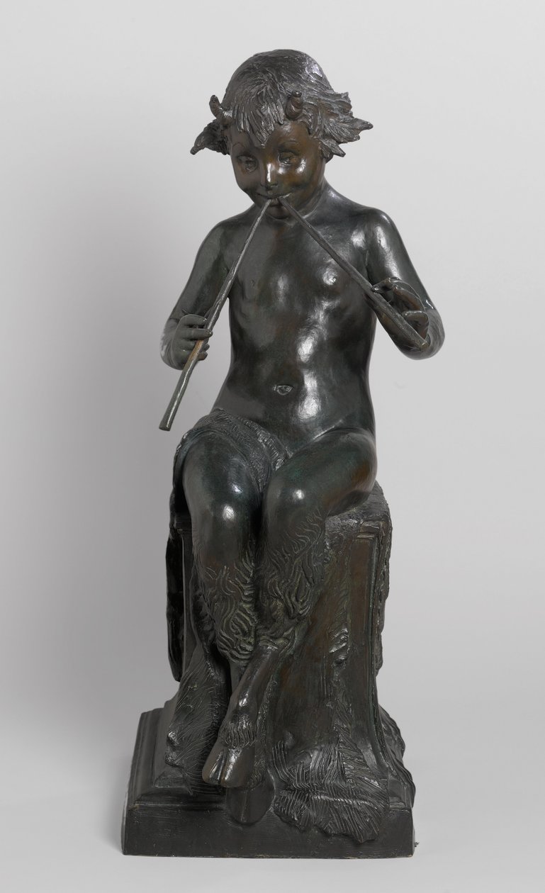 Siedzący faun autorstwa Janet Scudder