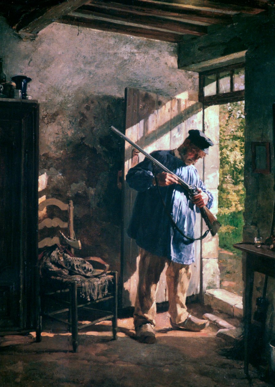 Przed polowaniem, 1883 autorstwa Janez Šubic