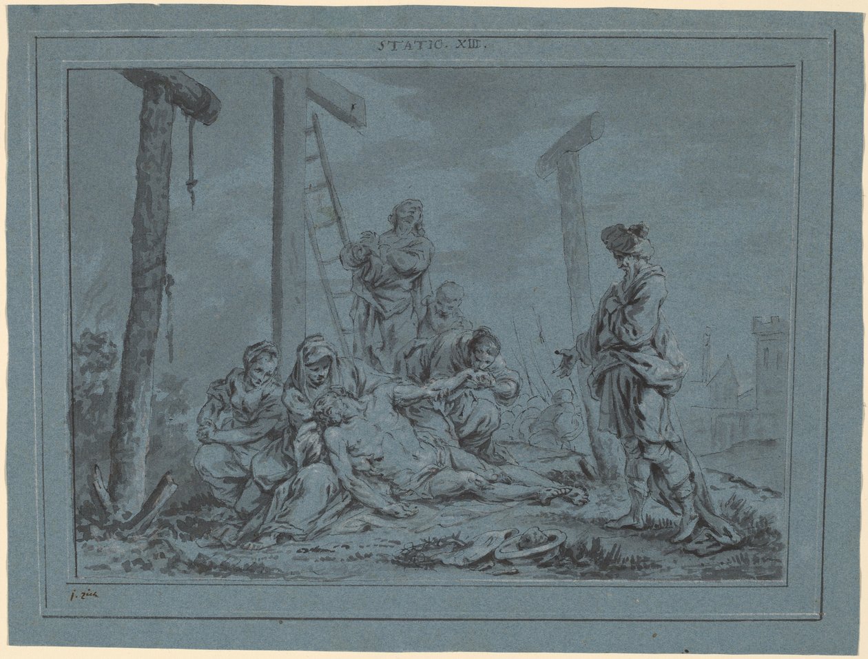Lamentacja (STACJA XIII) autorstwa Januarius Zick