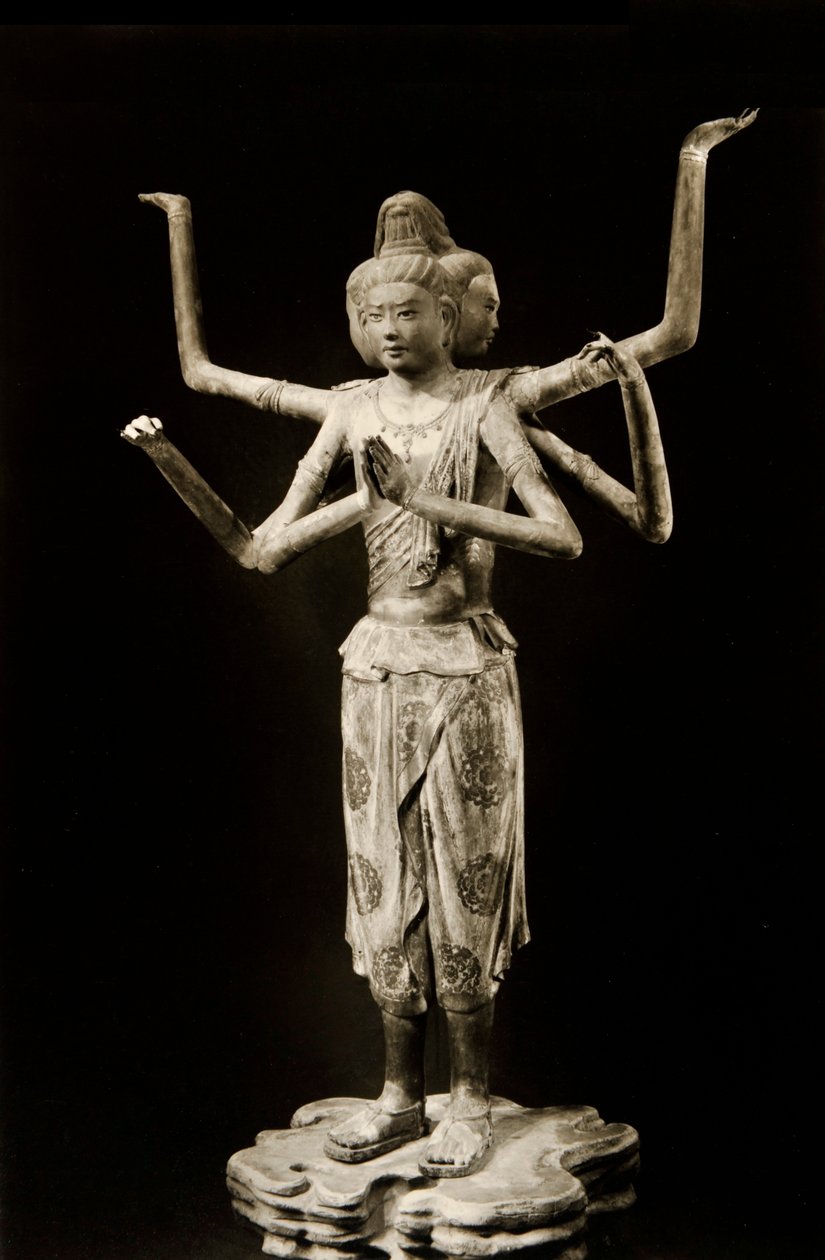Ashura, z VIII wieku, okres Nara, Kofukuji, 1950 autorstwa Japanese Photographer