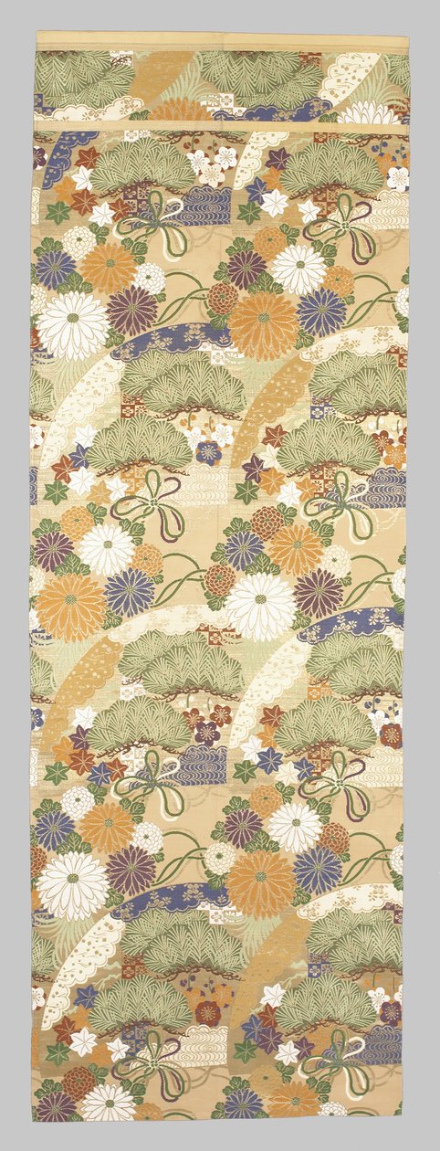 Fragment Obi autorstwa Japanese School