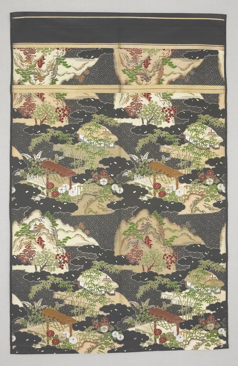 Fragment Obi autorstwa Japanese School