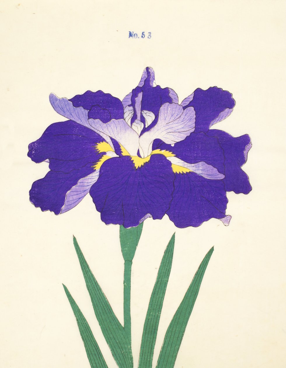 Saiwoga-Uma, nr 53, 1890 (kolorowa odbitka drzeworytnicza) autorstwa Japanese School