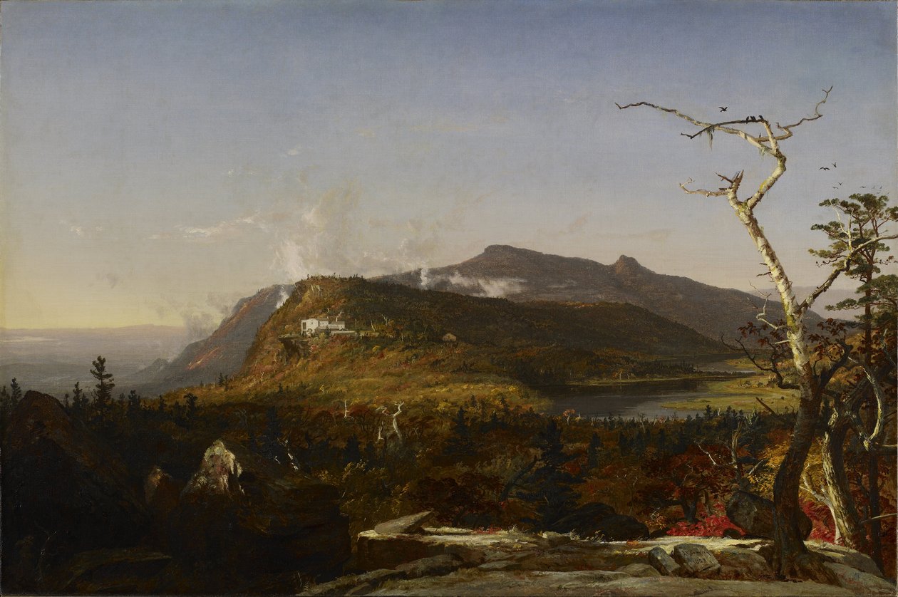 Dom górski Catskill autorstwa Jasper Francis Cropsey