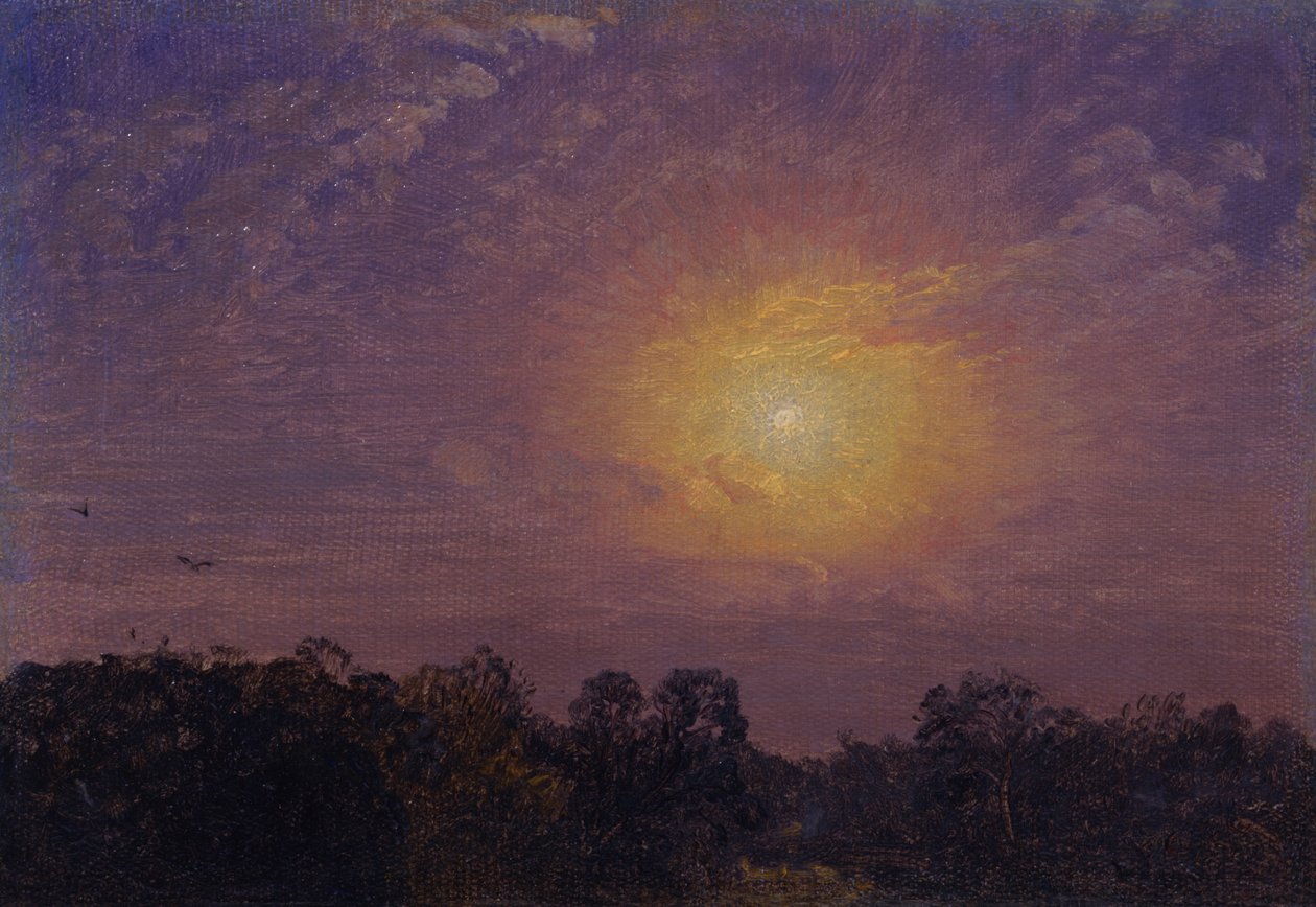 Wieczór, 1859 autorstwa Jasper Francis Cropsey