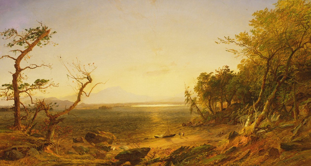 Jezioro George autorstwa Jasper Francis Cropsey