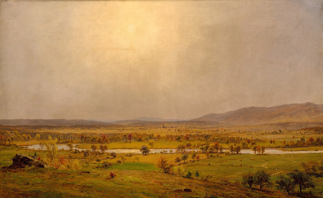 Równiny Pompton, New Jersey, 1867. autorstwa Jasper Francis Cropsey