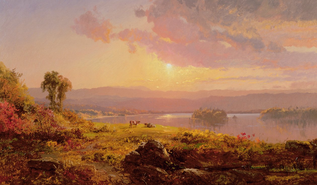 Rzeka Susquehanna, 1876 autorstwa Jasper Francis Cropsey