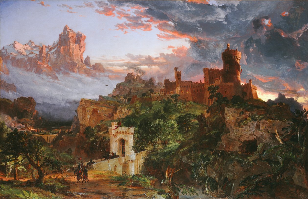 Duch wojny, 1851. autorstwa Jasper Francis Cropsey