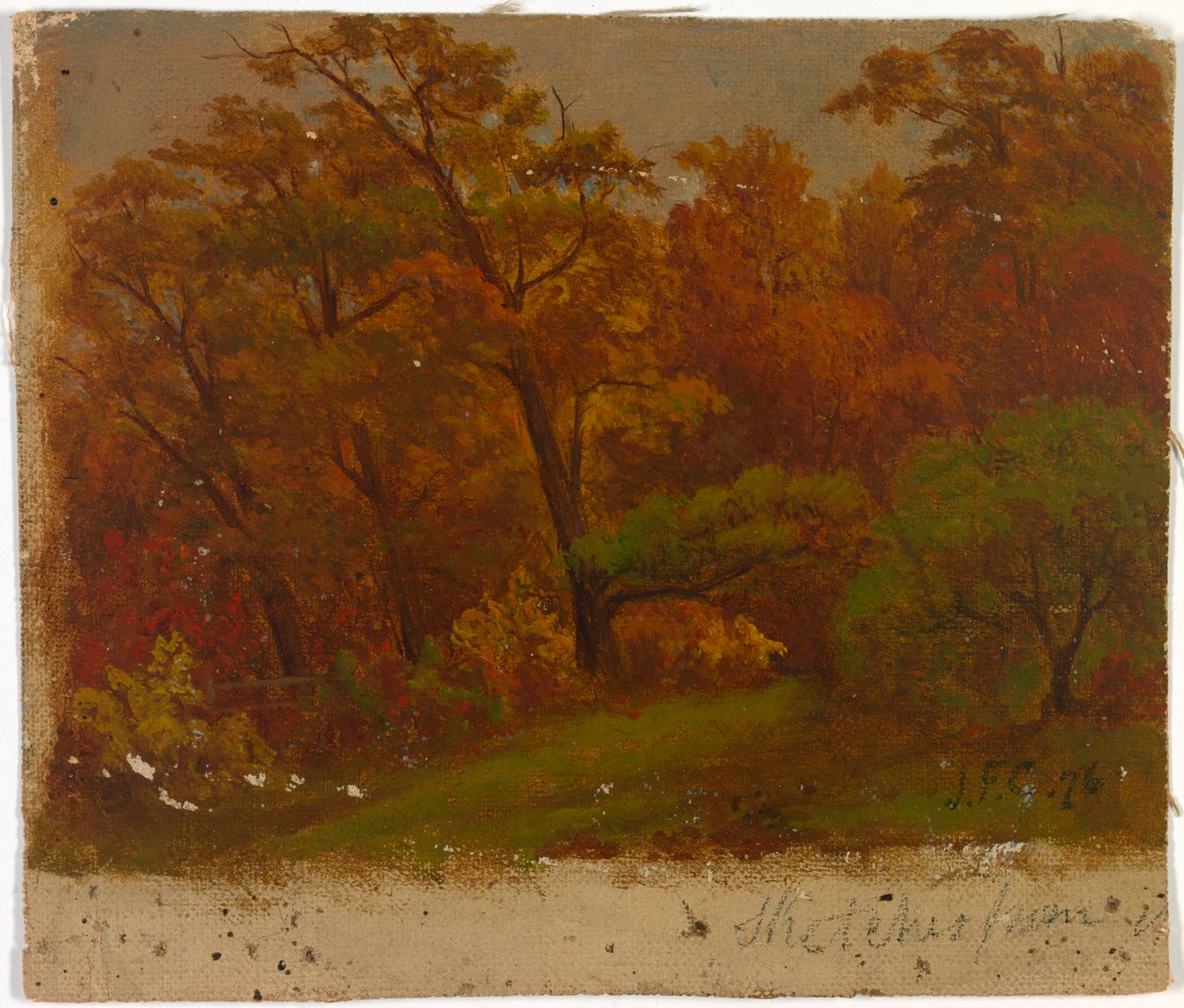 Bez tytułu, 1876. autorstwa Jasper Francis Cropsey