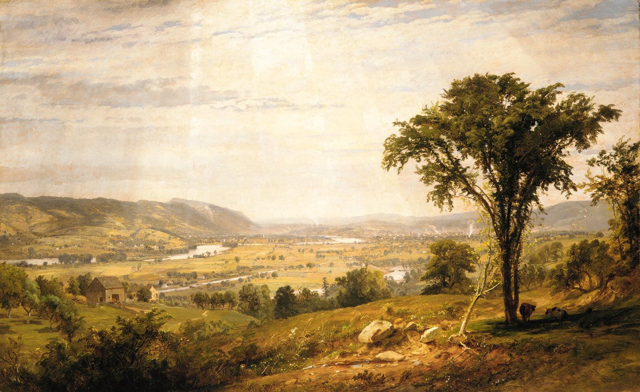 Wyoming Valley, Pensylwania, 1864. autorstwa Jasper Francis Cropsey