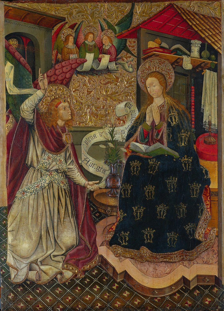 Zwiastowanie, c. 1457. autorstwa Jaume Ferrer