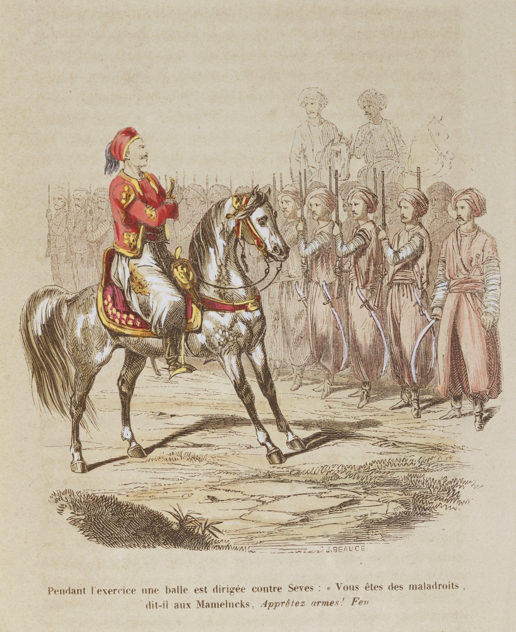 Joseph Seve (1788-1860) znany jako Soliman Pacha i jego Mamelukowie, z „L