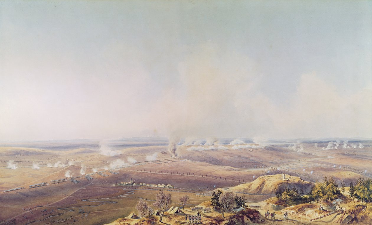 Bitwa pod Austerlitz, 2 grudnia 1805, godzina dziesiąta, 1835 autorstwa Jean Antoine Simeon Fort