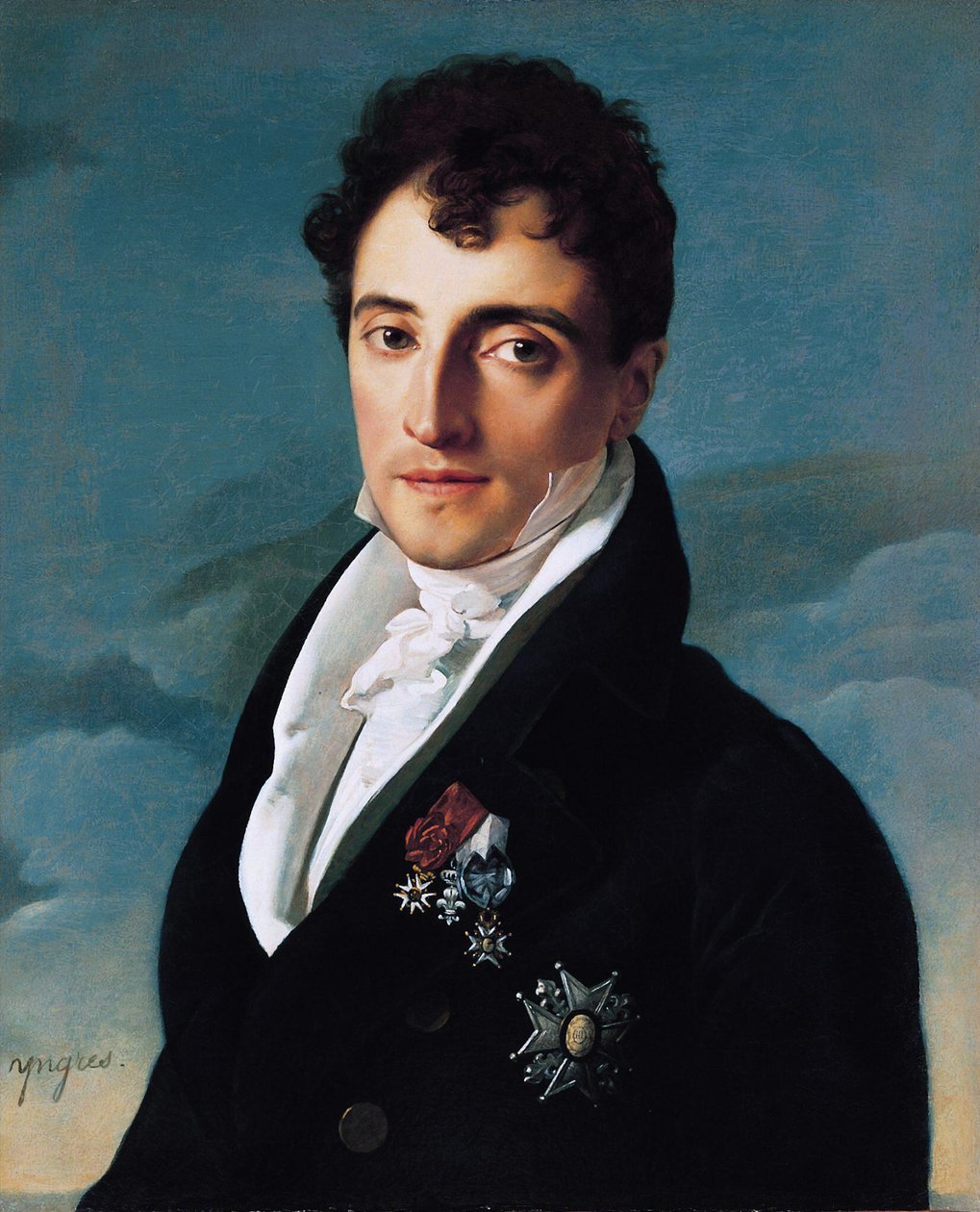 Baron Joseph-Pierre Vialetès de Mortarieu autorstwa Jean Auguste Dominique Ingres