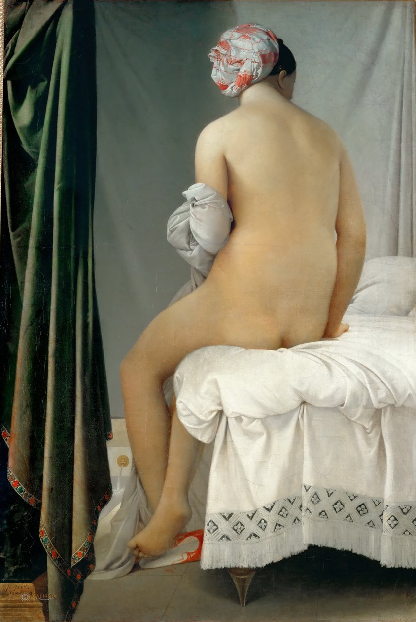 La Baigneuse Valpinçon autorstwa Jean Auguste Dominique Ingres