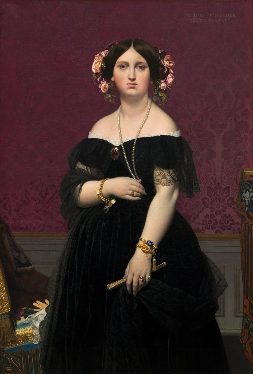 Madame Moitessier autorstwa Jean Auguste Dominique Ingres