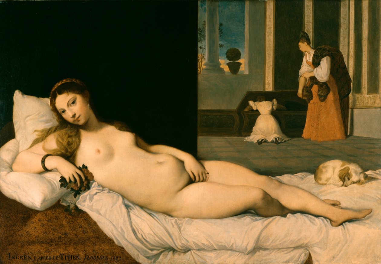 Leżąca Wenus autorstwa Jean Auguste Dominique Ingres