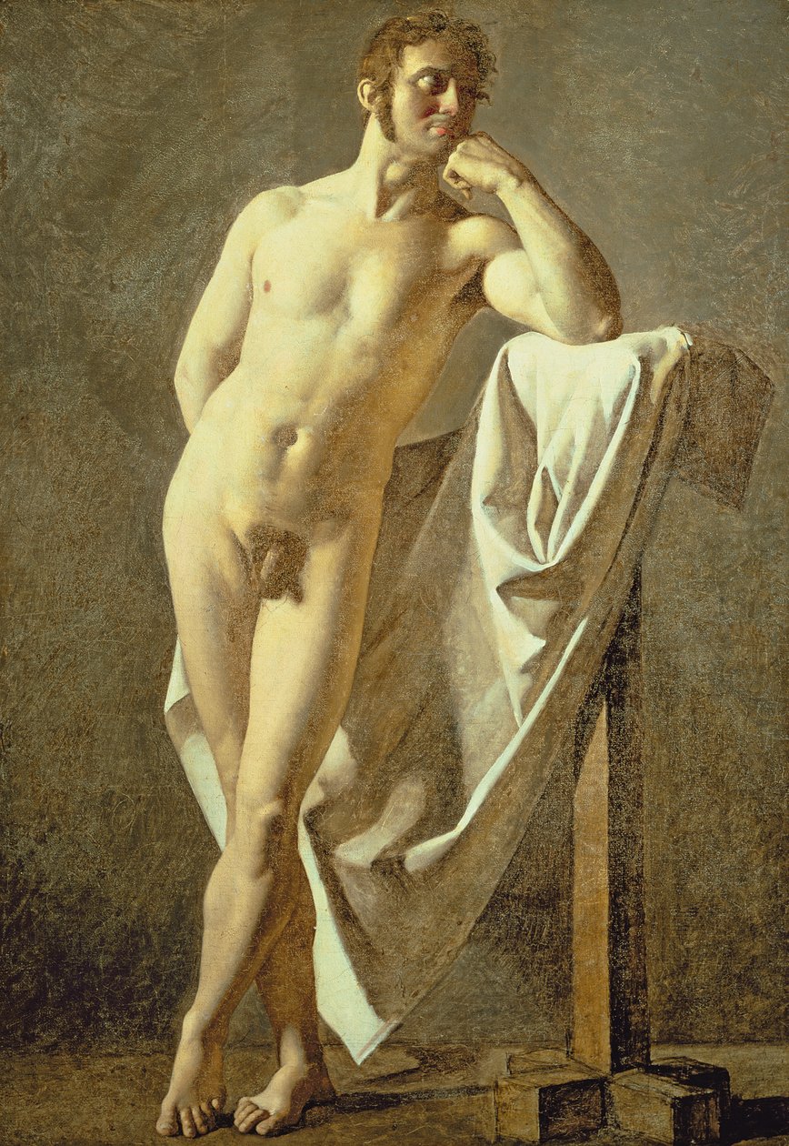 Studium człowieka, ok. 1801 autorstwa Jean Auguste Dominique Ingres