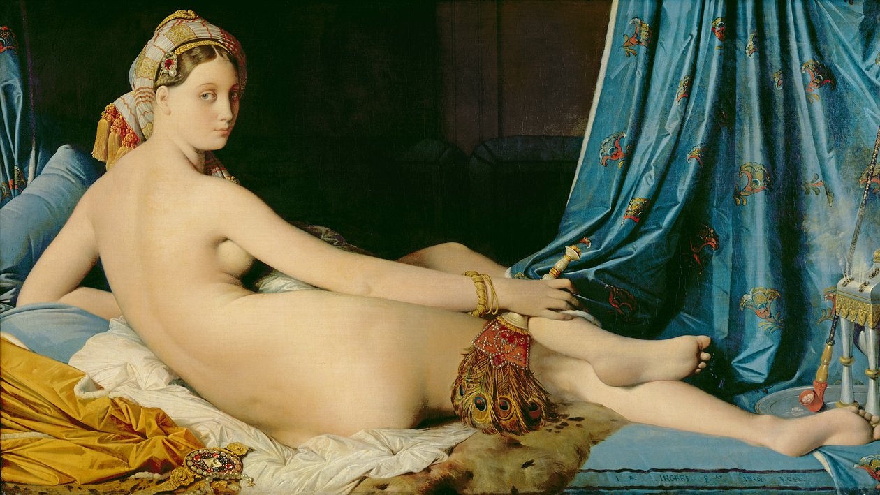 Wielka Odaliska autorstwa Jean Auguste Dominique Ingres