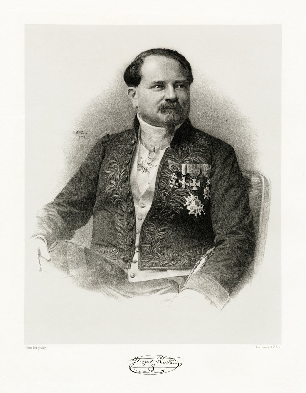 Jean Georges Kastner, 1865-66 autorstwa Jean Baptiste Adolphe Lafosse