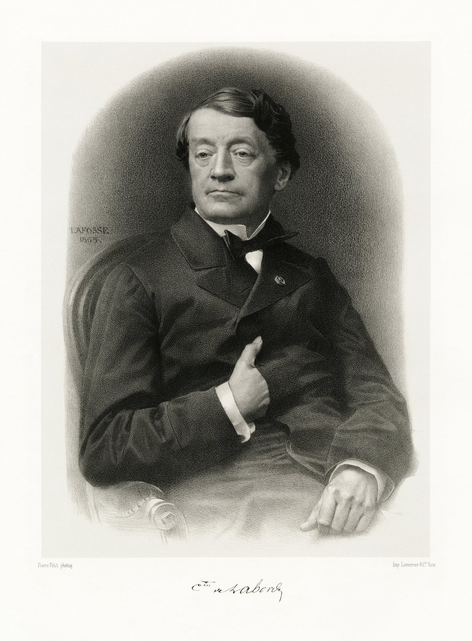 Léon de Laborde, 1865-66 autorstwa Jean Baptiste Adolphe Lafosse