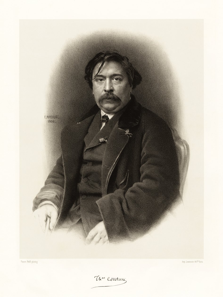 Thomas Couture, 1865-66 autorstwa Jean Baptiste Adolphe Lafosse