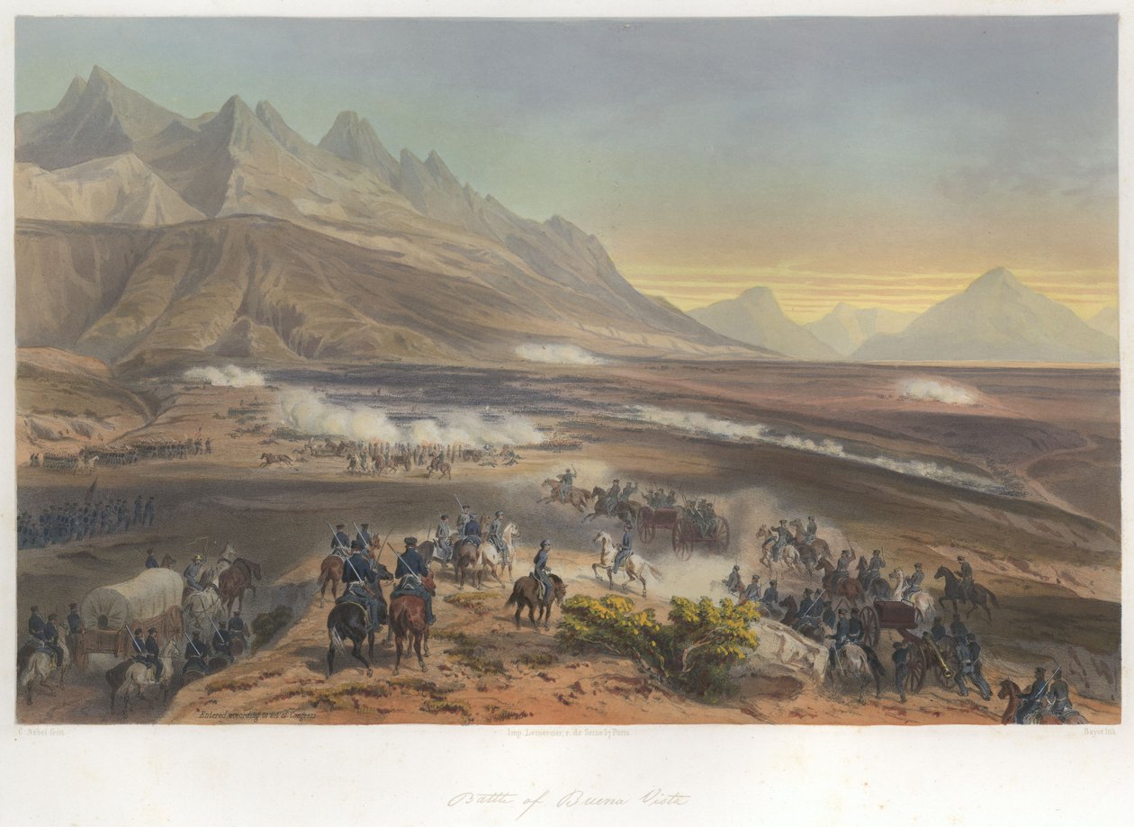Bitwa pod Buena Vista (23 lutego 1847) autorstwa Jean Baptiste Bayot