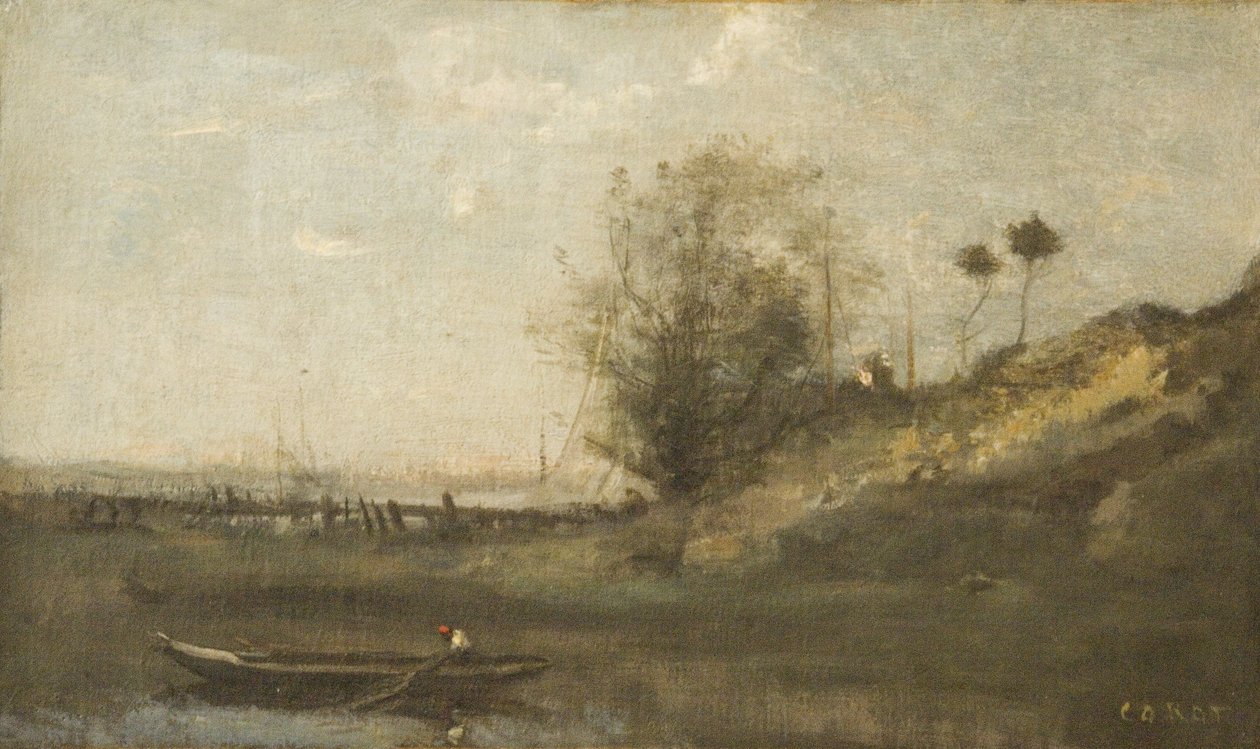 Estacade Normande autorstwa Jean Baptiste Camille Corot