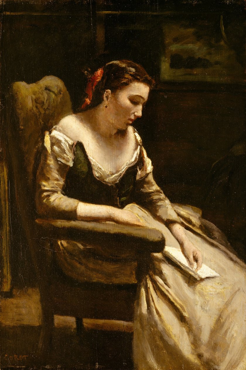 Litera autorstwa Jean Baptiste Camille Corot