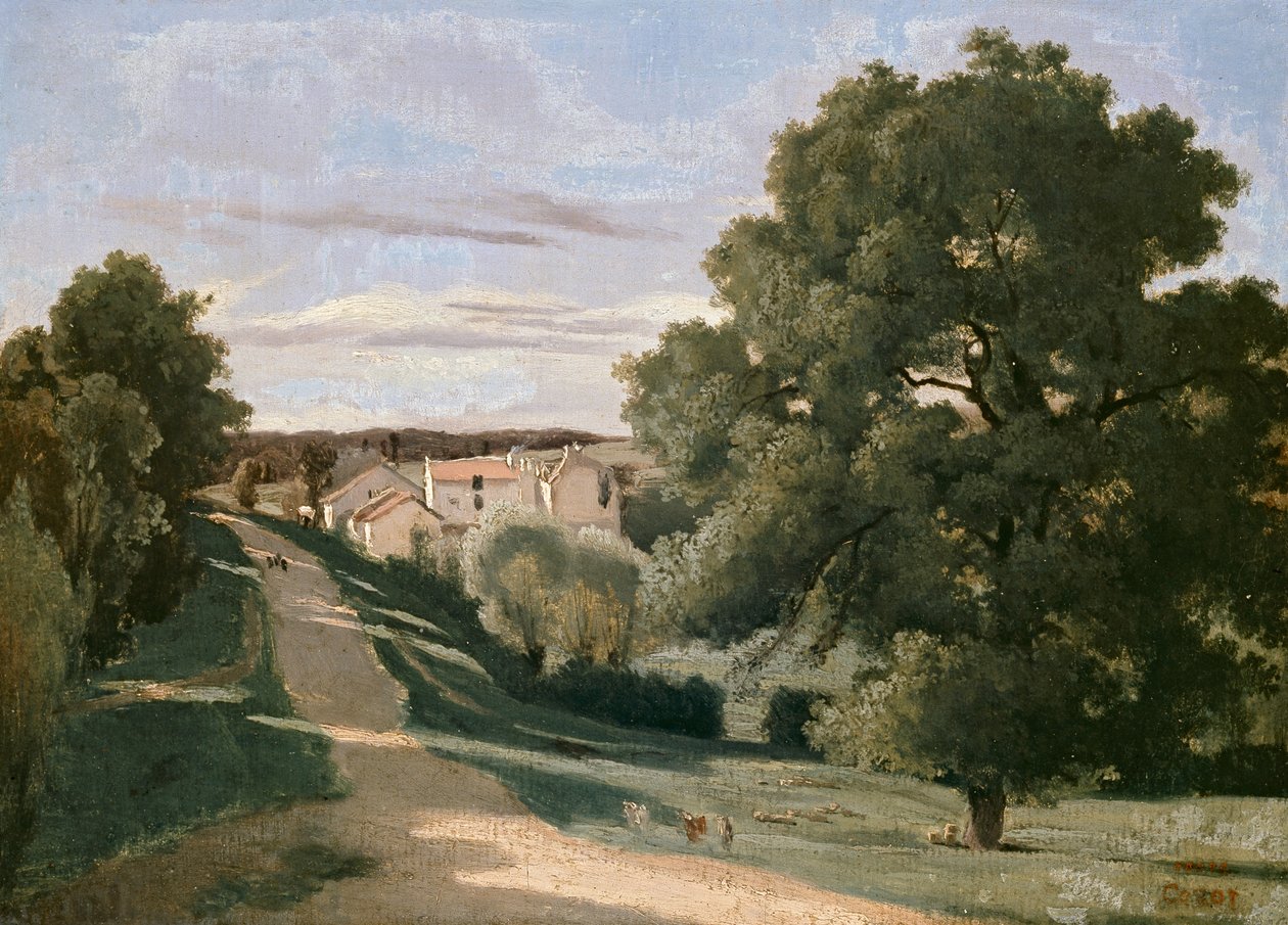 Krajobraz: Le Petit Charville, niedaleko Ville d