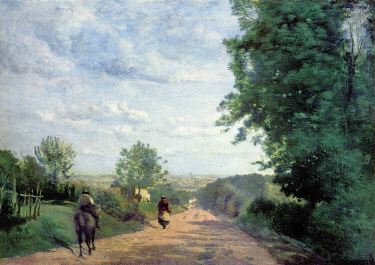 Chemin de Sèvres autorstwa Jean Baptiste Camille Corot