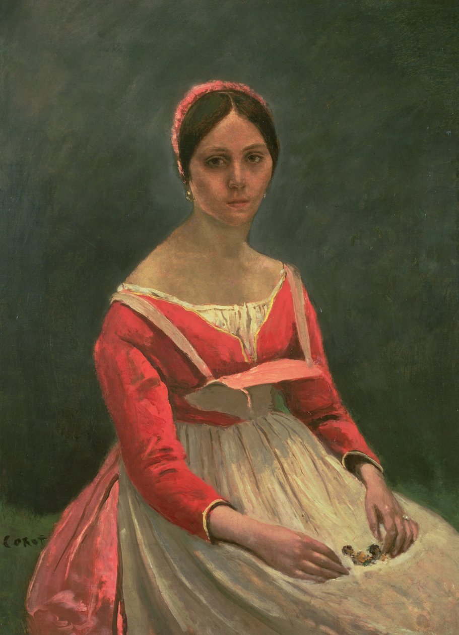 Madame Legois, 1838 autorstwa Jean Baptiste Camille Corot