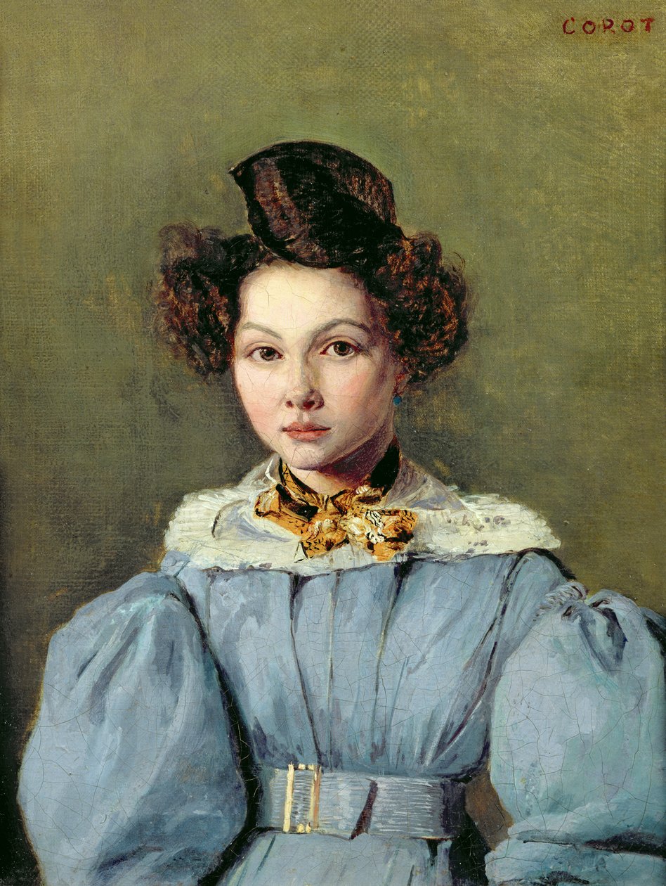 ماري لوئیس سینیګون، په 1831 کې پالش شوی autorstwa Jean Baptiste Camille Corot